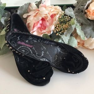 Dollhouse flowered flats